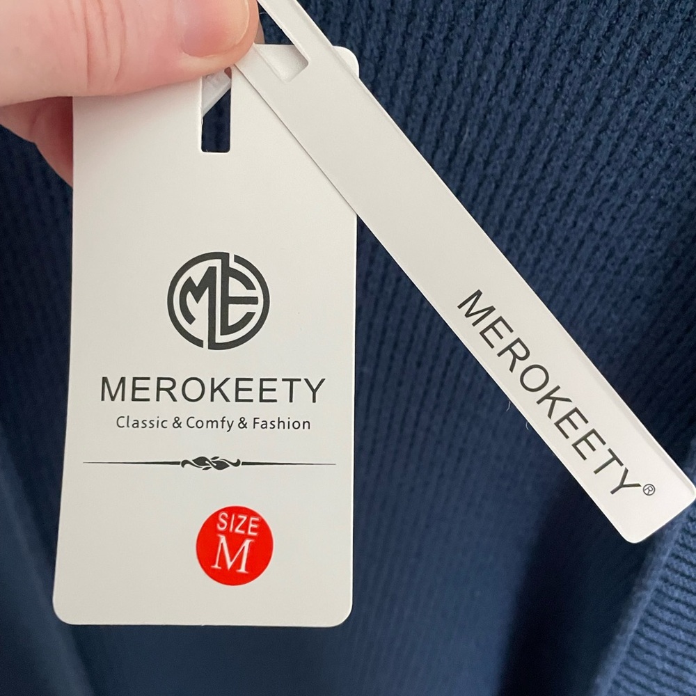 Marokeety Blue Cardigan - Picture 3 of 3